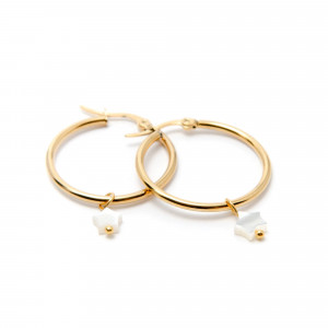 PENDIENTES ARO ACERO 20MM Y...