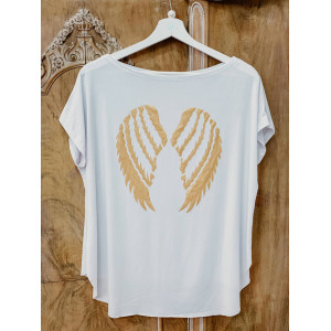 CAMISETA ALAS BLANCA