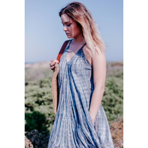 VESTIDO TIE DYE TIRANTES...
