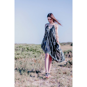 VESTIDO TIE DYE TIRANTES...