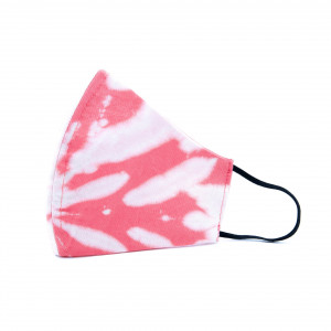 MASCARILLA TELA TIE DYE CORAL