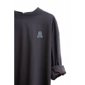 SUDADERA INICIAL SLIM GRIS