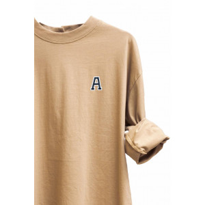 SUDADERA INICIAL SLIM CAMEL