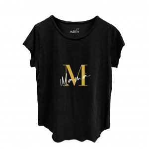CAMISETA MAMÁ NEGRA