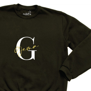 SUDADERA INICIAL + NOMBRE...