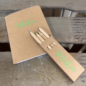 SET LIBRETA PERSONALIZADA Y...