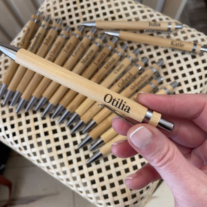 BOLÍGRAFO PERSONALIZADO BAMBÚ