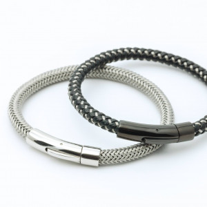 PULSERA MALLA ACERO