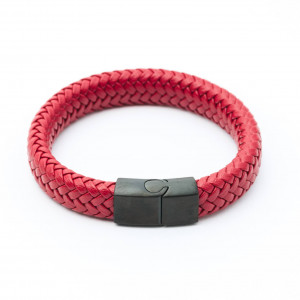PULSERA CUERO TRENZADO