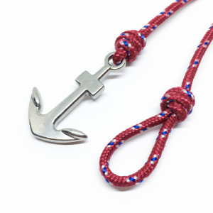 Pulsera ancla en acero